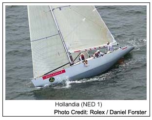 Hollandia (NED 1), Photo Credit: Rolex / Daniel Forster